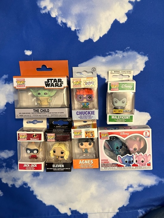 Funko Accessories - Fun Pop keychain assortment